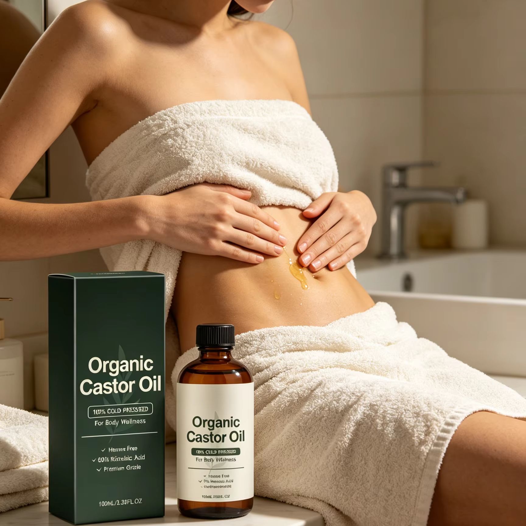 Castor Oil Cold Press - Óleo de Rícino Orgânico Prensado a