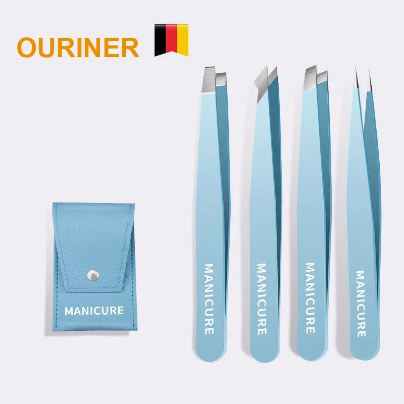 Hair Care Tools - Pinça de sobrancelha em aço inoxidável,