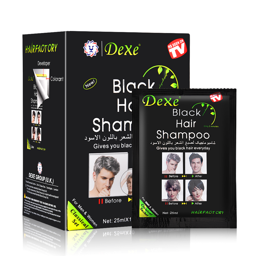 Hair Care Organic - 250ml cabelo preto shampoo para homens