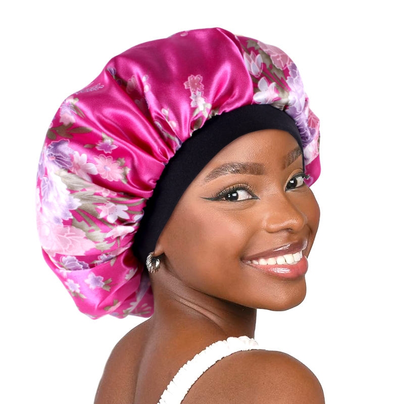 Hair Care China - Gorro de cetim feminino elástico banda