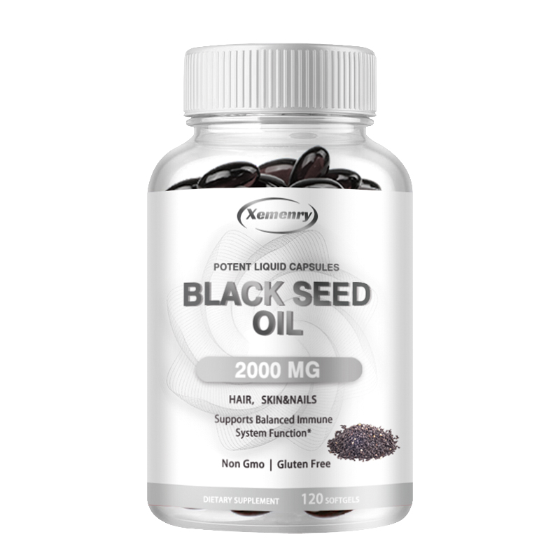 Castor Oil Cold Press - Cápsulas de óleo de semente preta
