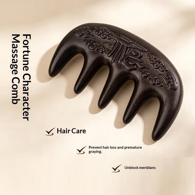 Hair Care Daily Routine - Escova de Massagem Capilar Herbal Natural