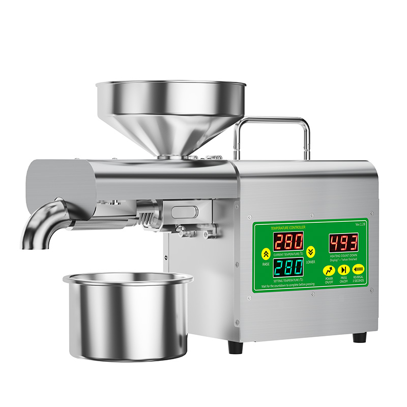 Castor Oil Cold Press - Máquina Elétrica de Extração de Óleo,