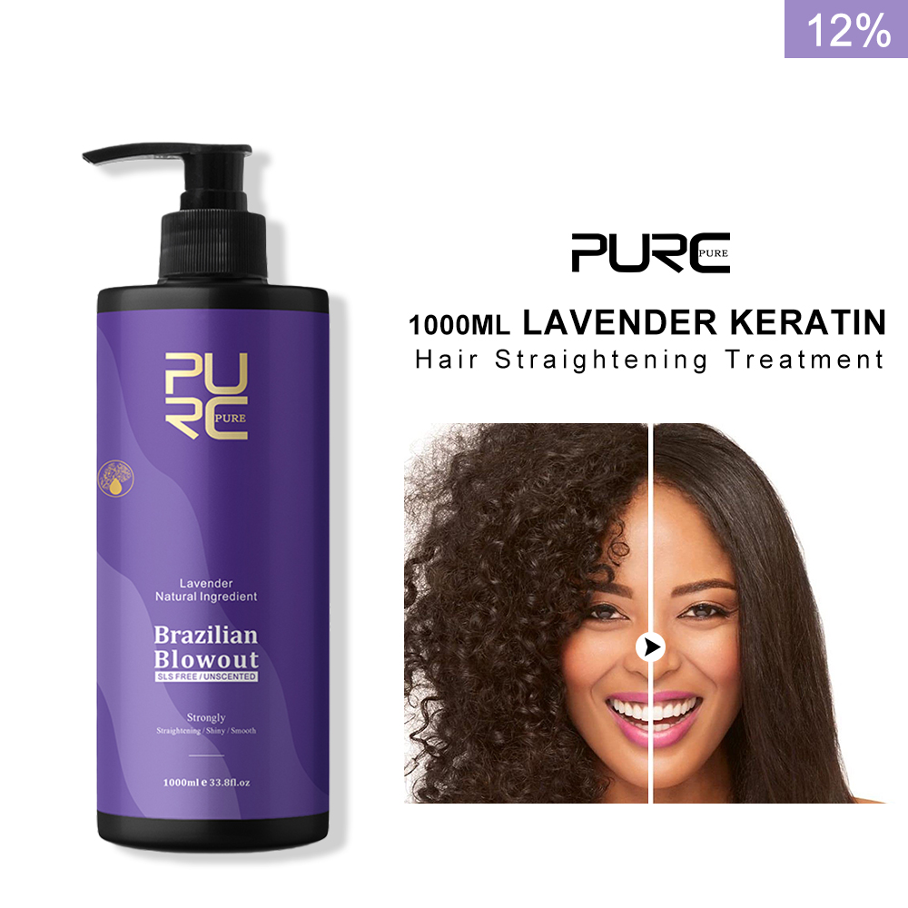 Hair Care Organic - Purc lavanda 12% queratina brasileira alisamento