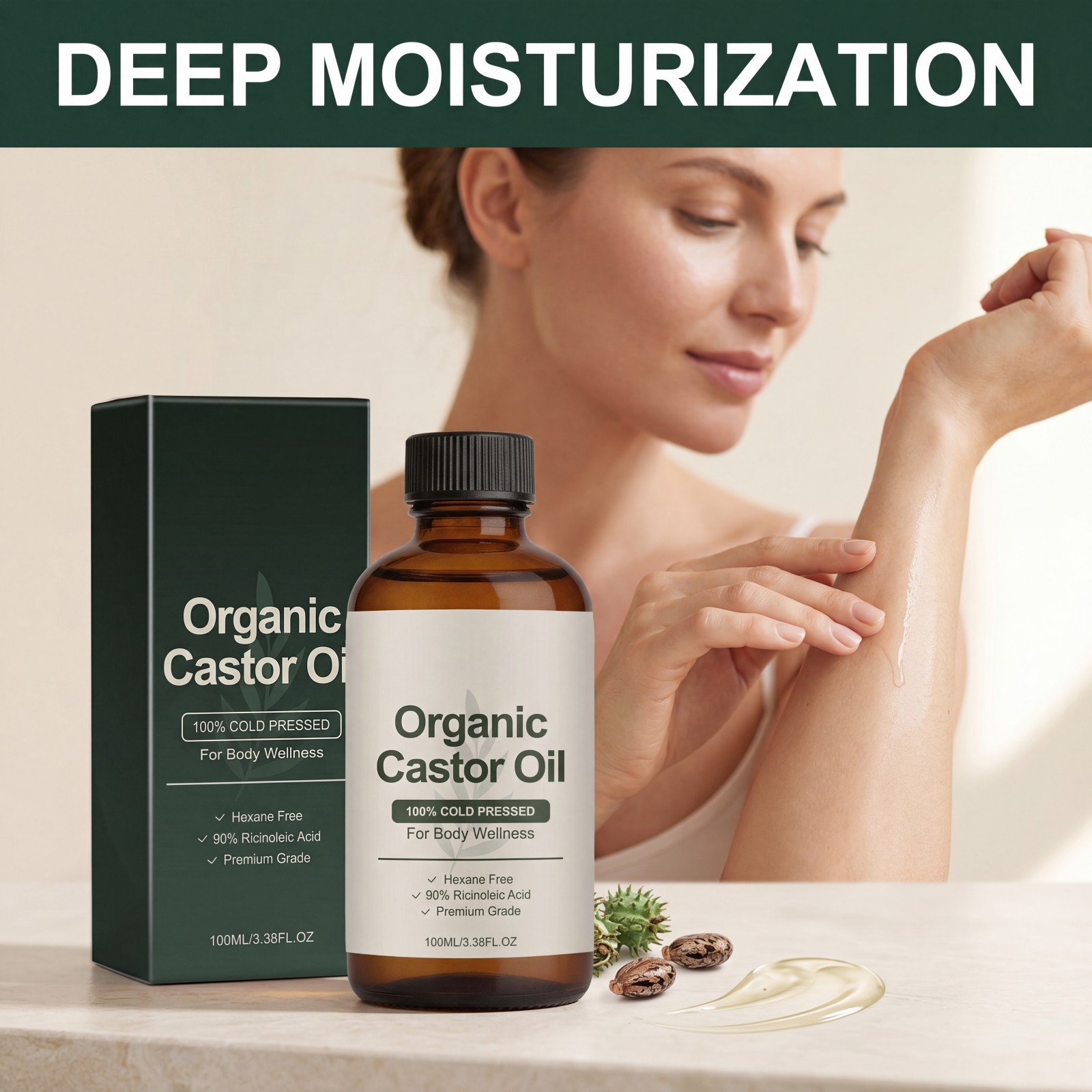 Óleo Hidratante Corporal Orgân - Castor Oil Cold Press avaliação e preço