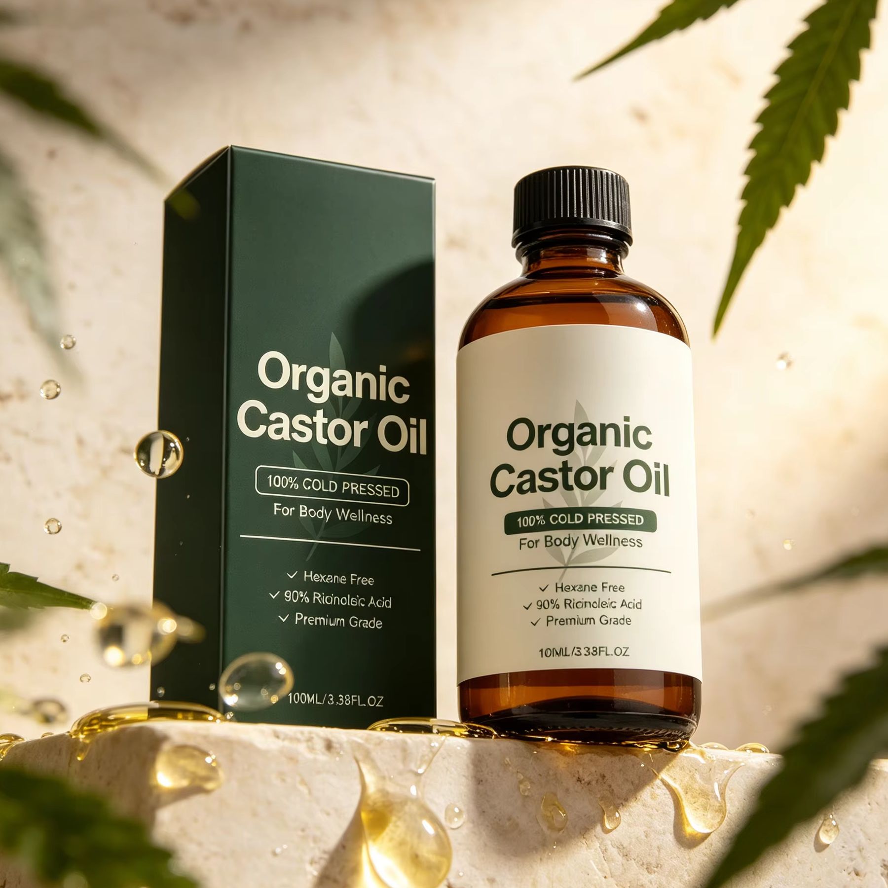 Óleo de Rícino Orgânico Prensa - Castor Oil Cold Press avaliação e preço