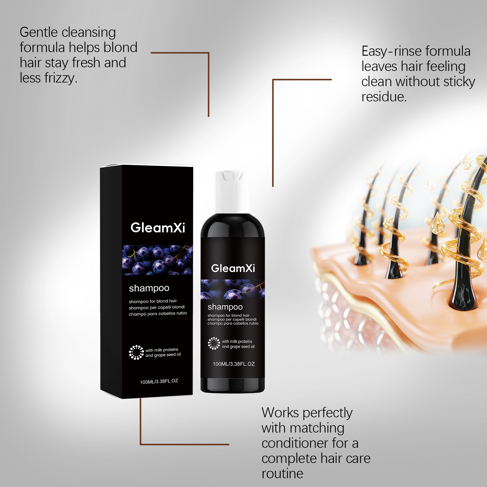 Shampoo de Proteção para Cabel - Hair Care For Dry And Frizzy Hair avaliação e preço