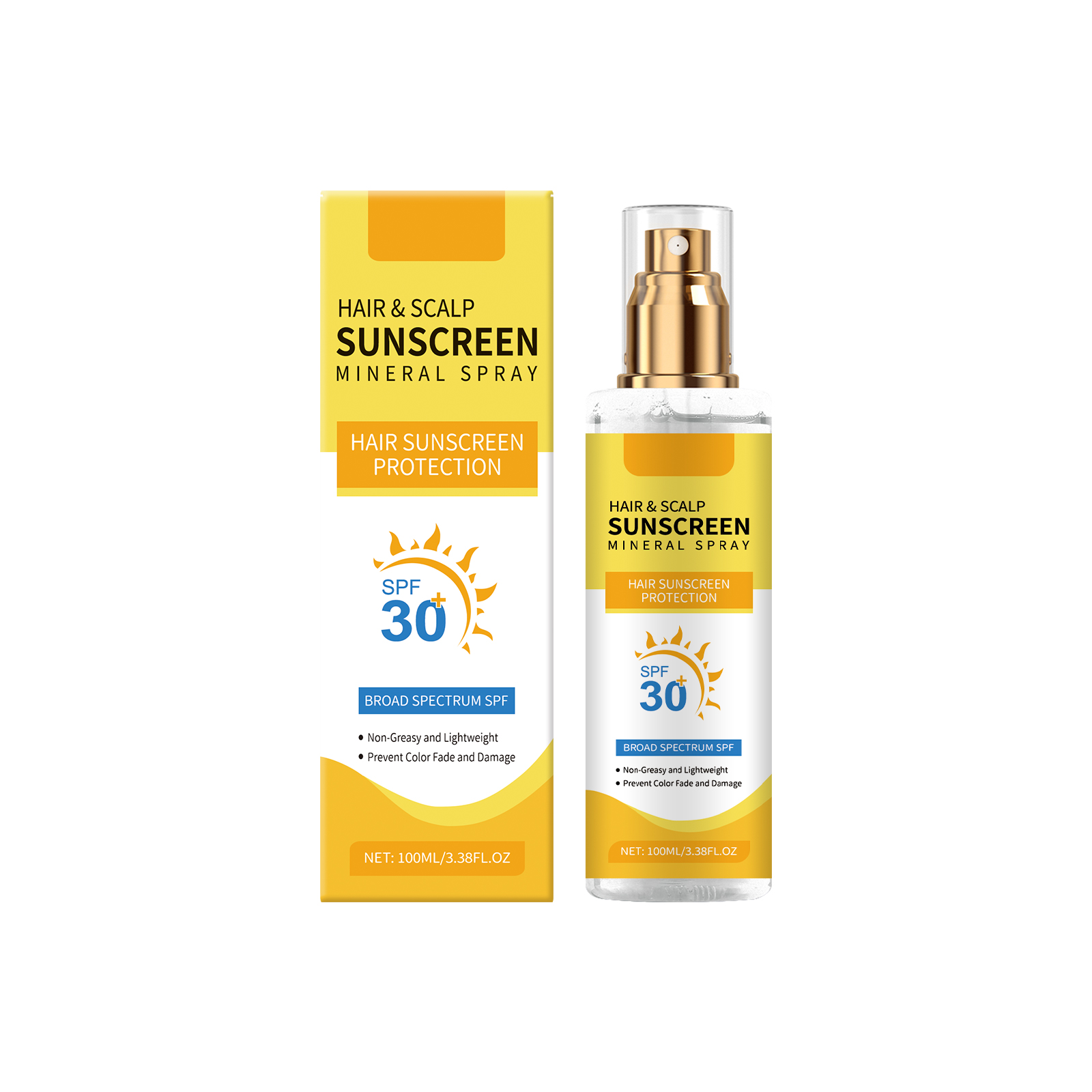 Spray protetor solar para cour - Hair Care China avaliação e preço