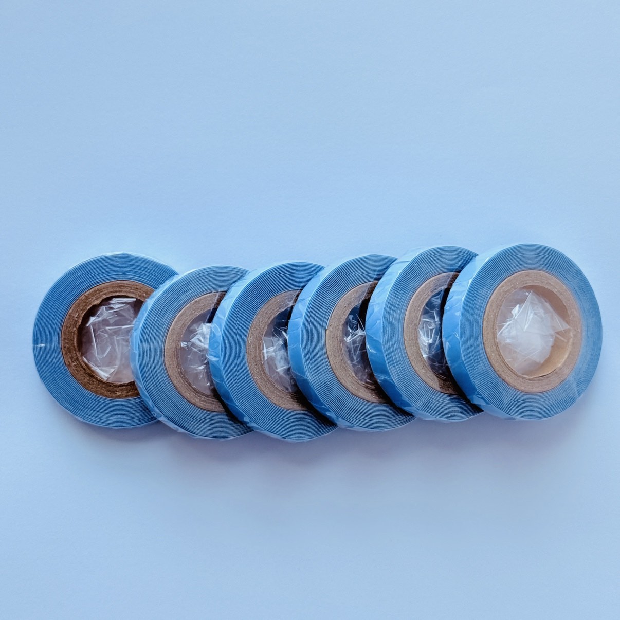6 rolo super cabelo azul fita  - Hair Extension Tape In avaliação e preço