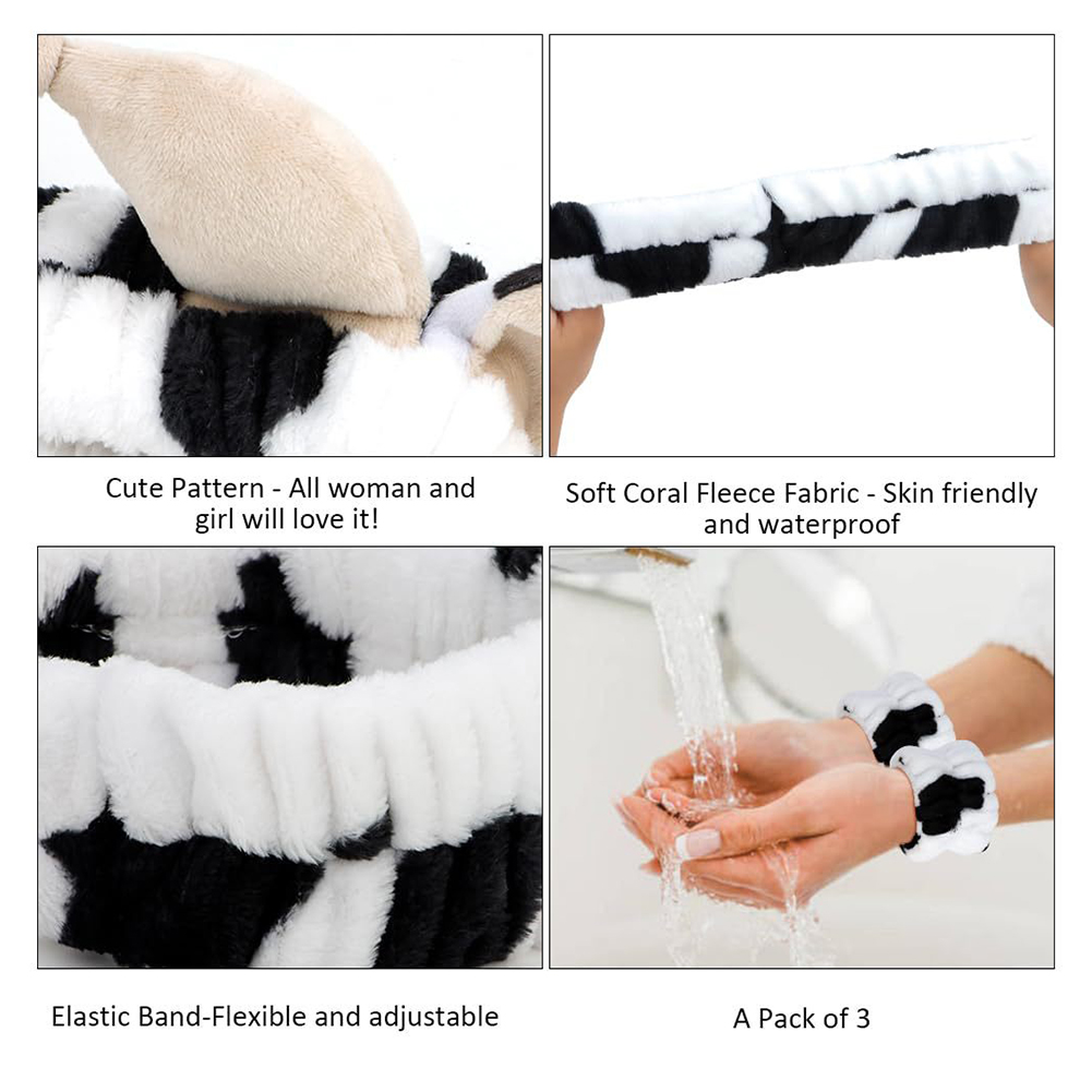 4 pçs 3d vaca bandana super bo - Hair Care China avaliação e preço