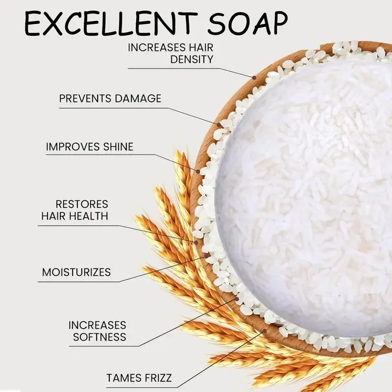Shampoo de arroz orgânico, sab - Hair Care Organic avaliação e preço