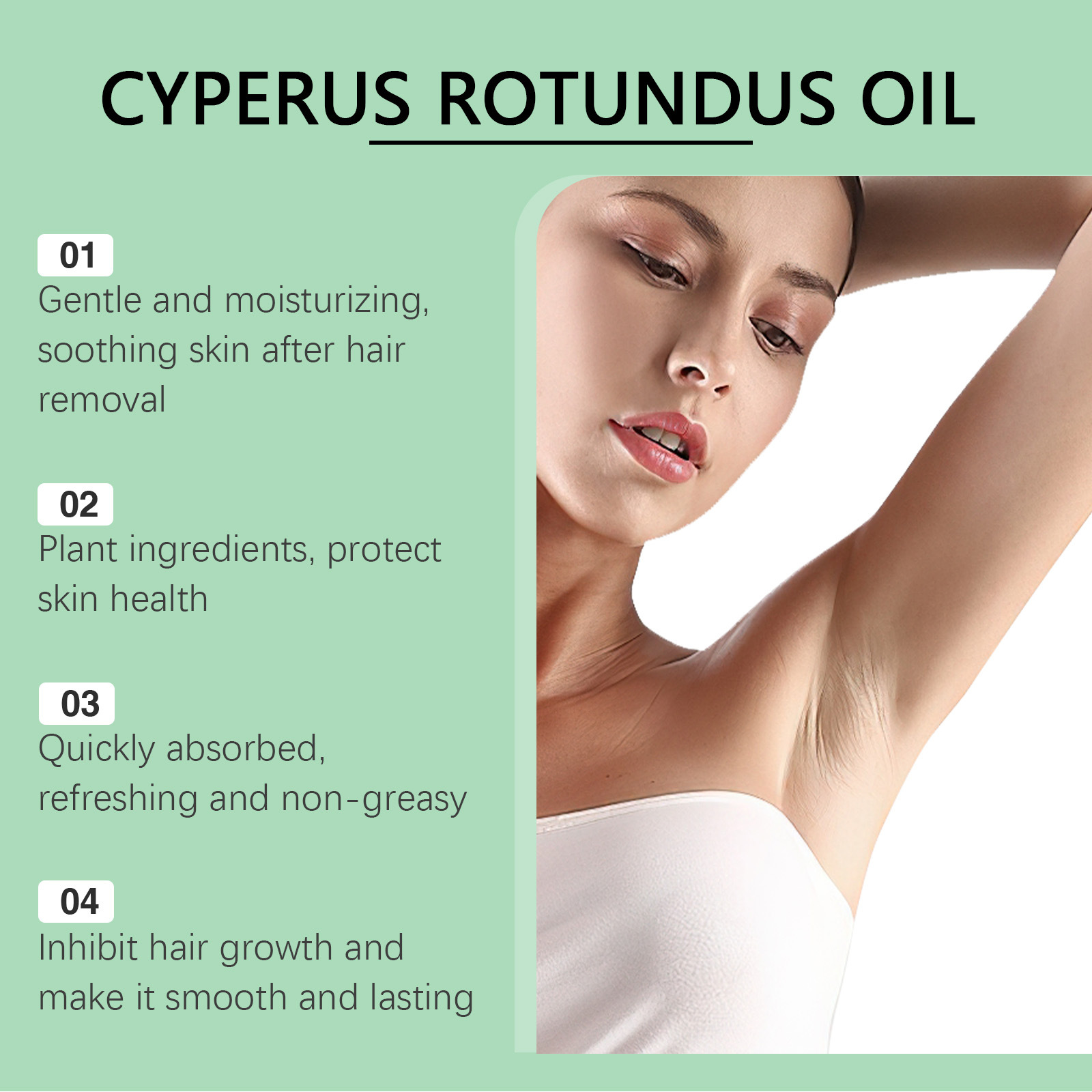 Óleo de Cyperus Rotundus natur - Hair Care China avaliação e preço