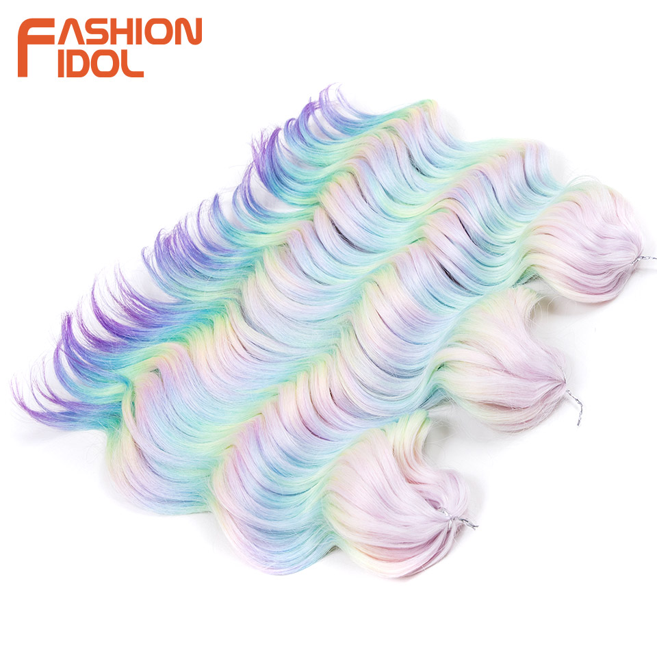 Moda ídolo profundo ondulado t - Braiding Hair Kanekalon avaliação e preço