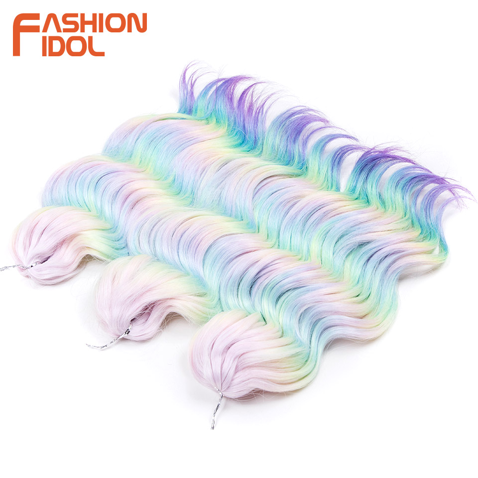 Moda ídolo profundo ondulado t - Braiding Hair Kanekalon avaliação e preço
