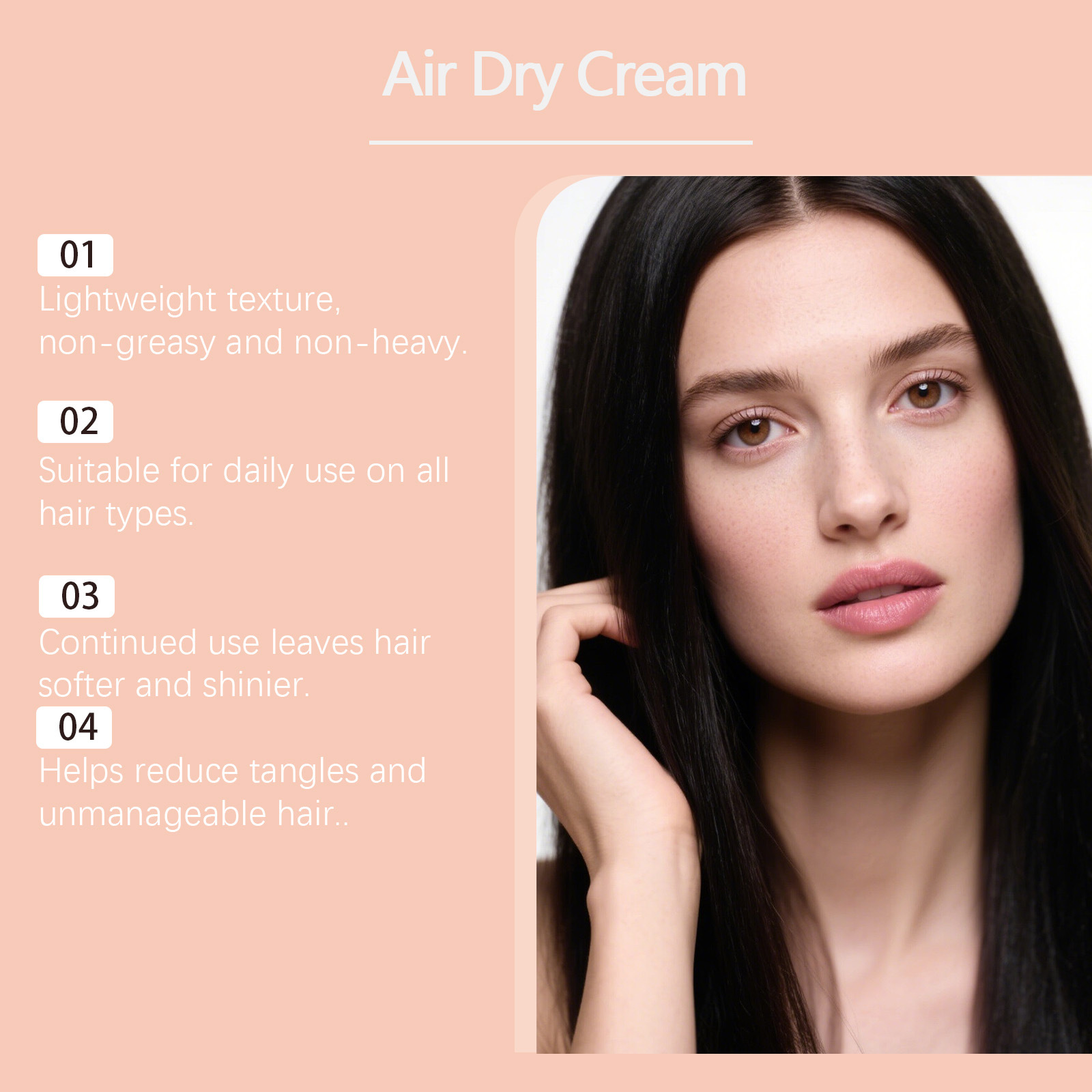 Creme Capilar Alisante Air Dry - Hair Care For Dry And Frizzy Hair avaliação e preço
